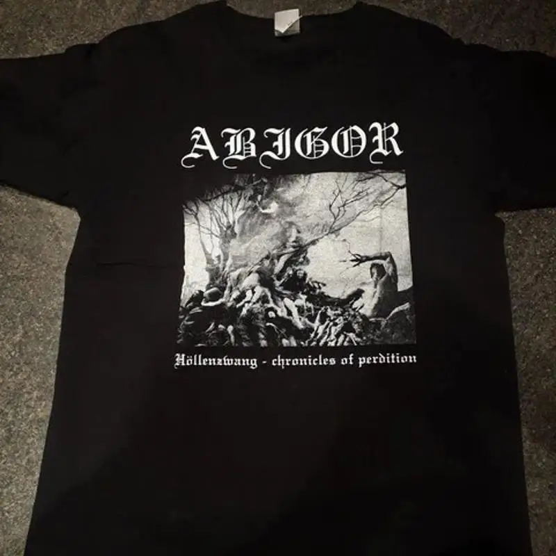 Abigor H Llenzwang For Fan Black All Size T Shirt