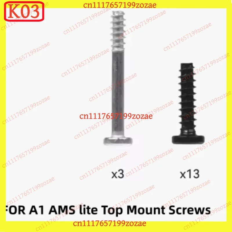k3 Top Mount Screws Kit for Bambu Lab A1 / A1 Mini & AMS Lite - M3/M2.5 Stainless Steel Replacement Fasteners Set