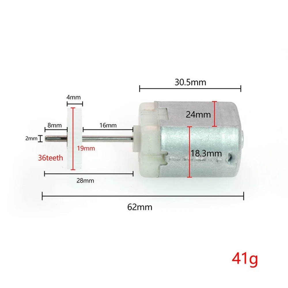 XCCYG Car Door Control Locker Motor Actuator Engine For Volkswagen Passat B5 Golf 36teeth Plastic Gear DC 12V