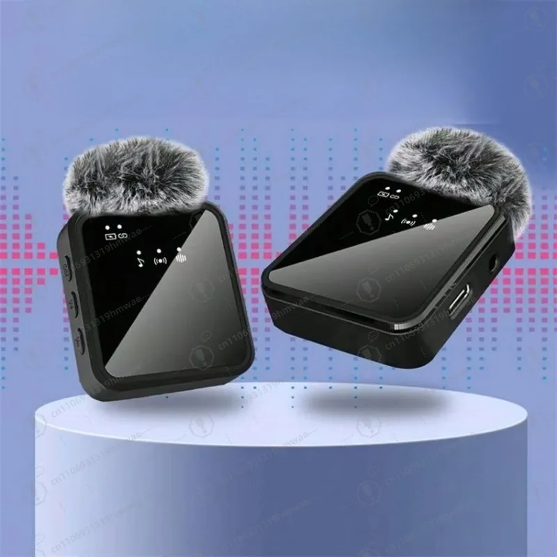 موصل ميكروفون لاسلكي 3 في 1 تقرير حر اليدين ميكروفون لاسلكي لمقابلات الشوارع المتنقلة #4