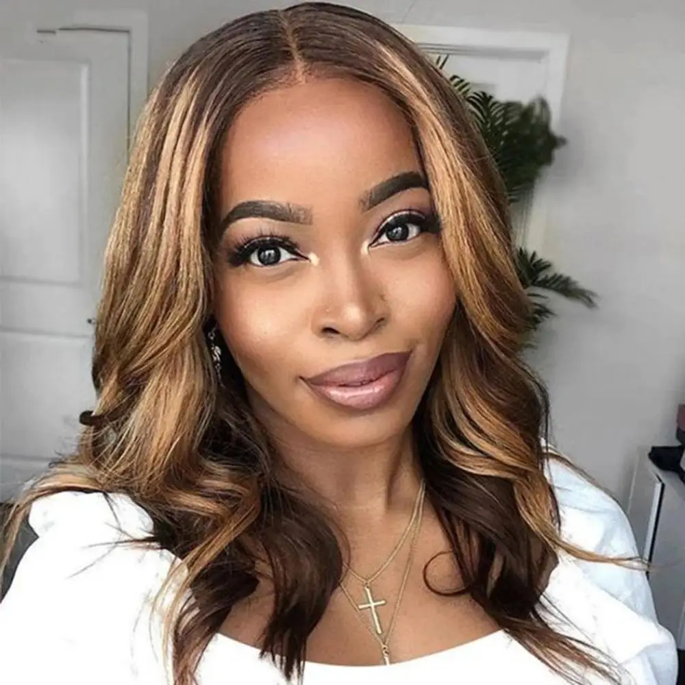 

Loose Body Wave Lace Front Wig 100% Brazilian 30 Inch Highlight 13x6 Hd Lace Frontal Wigs Coroled Human Hair For Women Choice