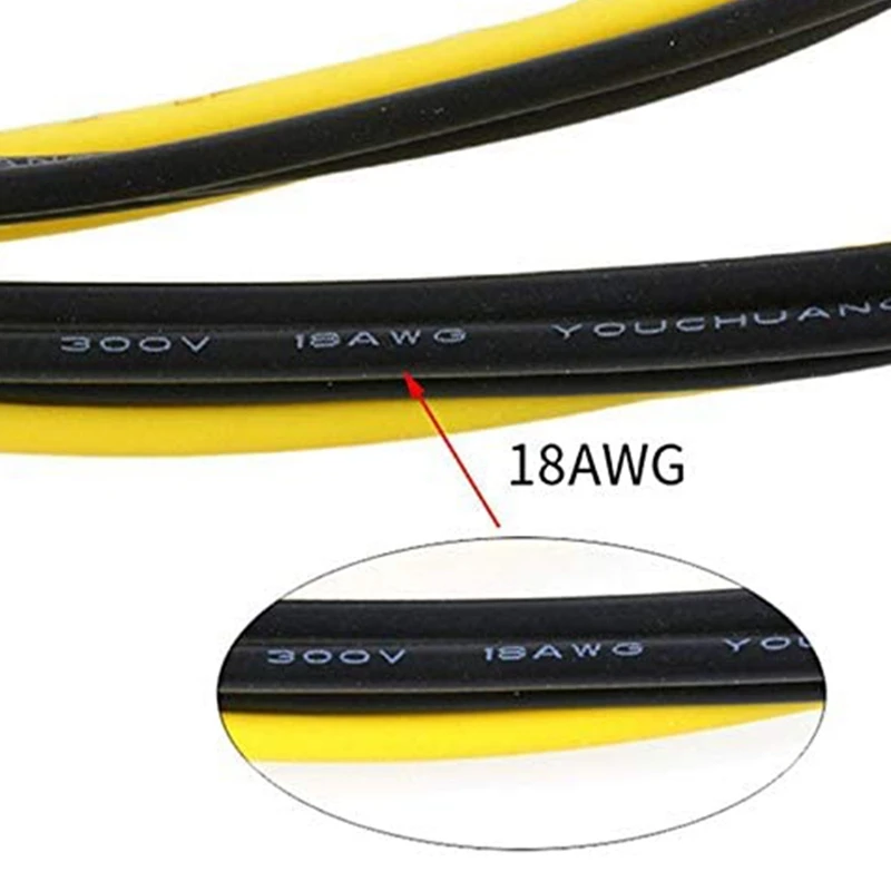 Cabo de alimentação adaptador pcie de 6 pinos para duplo 8 (6 + 2) pinos, cabo de extensão divisor gpu vga y para placa de vídeo gráfica