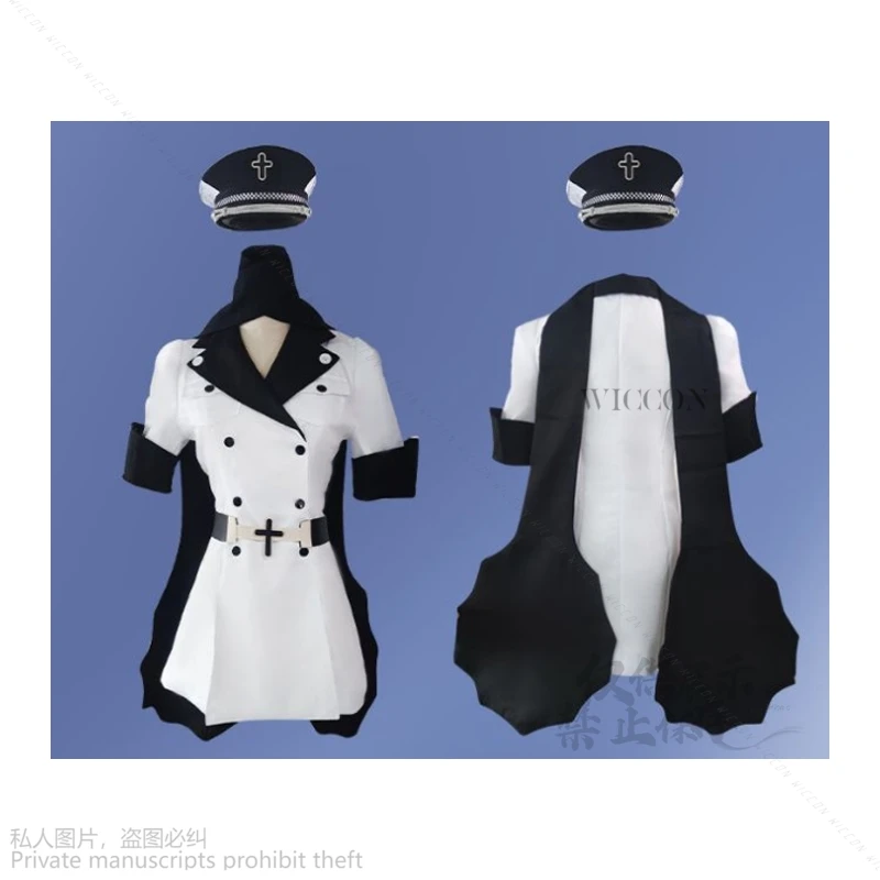 Anime Akame Ga KILL Esdeath Cosplay Costume With Hat Socks Wig Outfits For Women Full Set Esdeath Empire General Outfits Party