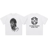 Cristiano Ronaldo Neymar American Football Star Print Cotton Short-sleeved T-shirt Women Clothing Print Fashion Men Oversize Tee