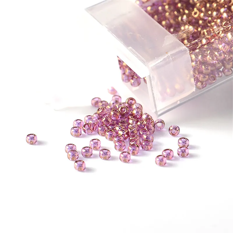 11/0 10g Japan TOHO Round Beads Transparent Gold Color Luster Glass Seed Bead for Needlework Handemade Necklace Jewelry Making - Image 5