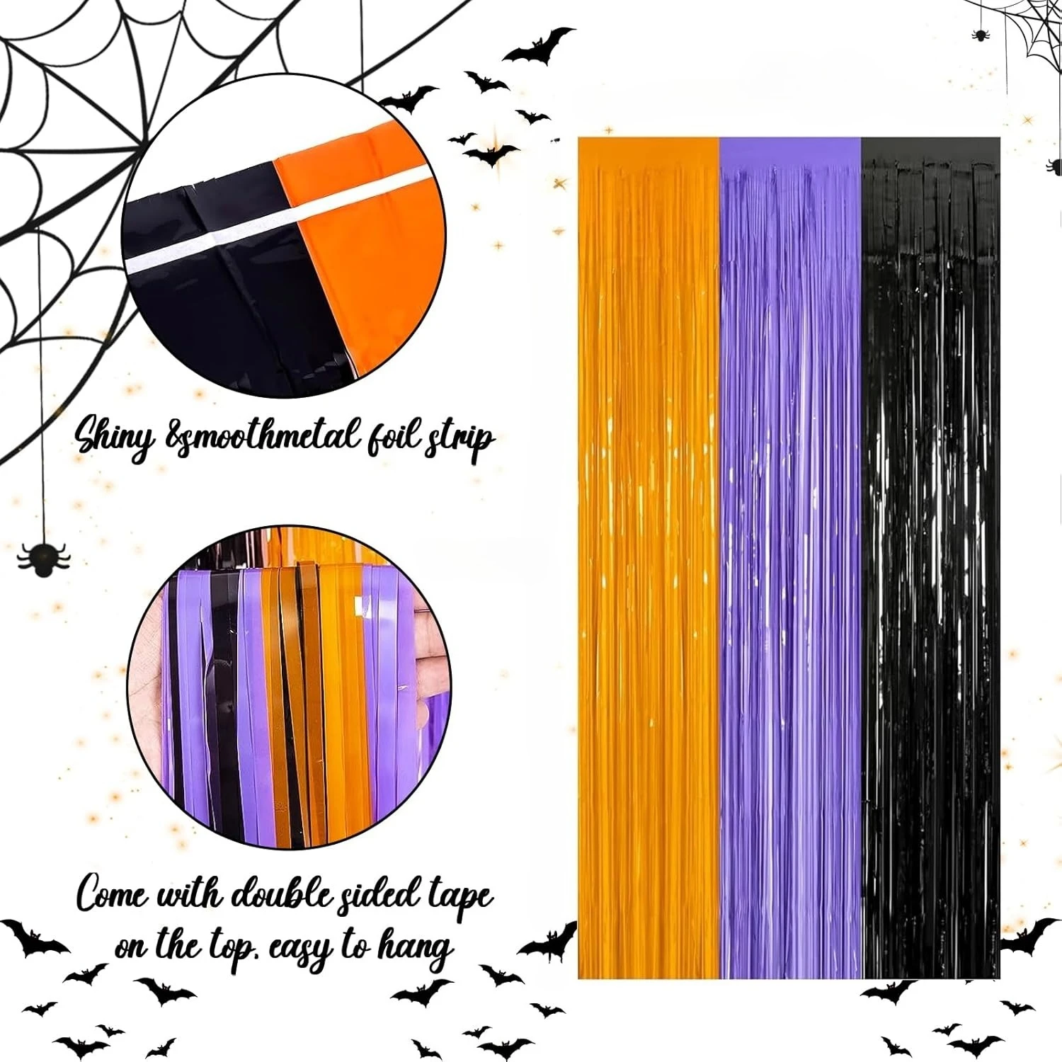 Cortinas de Flecos Metálicos e - Tinsel Garland Decoration reseña y precio