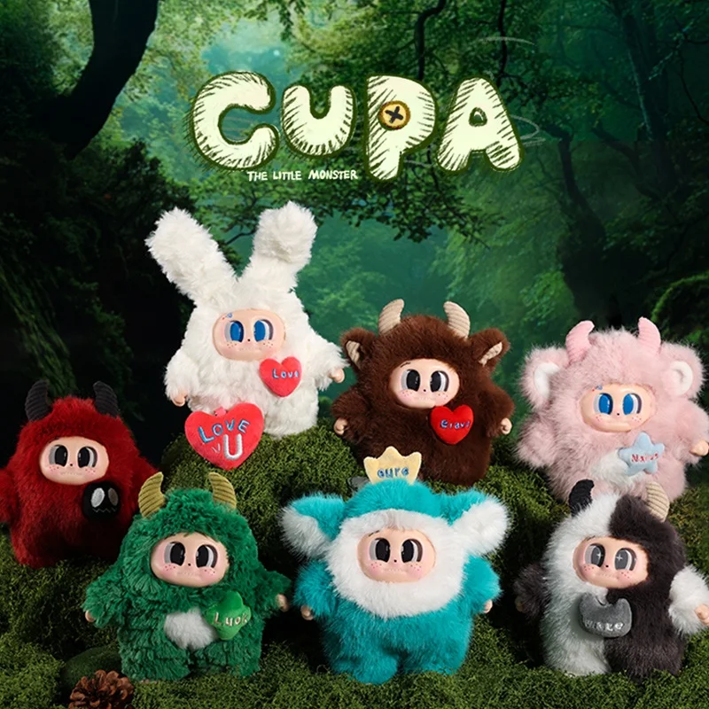 

New Cupa Little Monster Plush Blind Box Cute Vinyl Dolls Bag Pendant Toy Kawaii Dolls Mystery Box Birthday Gift In Stock