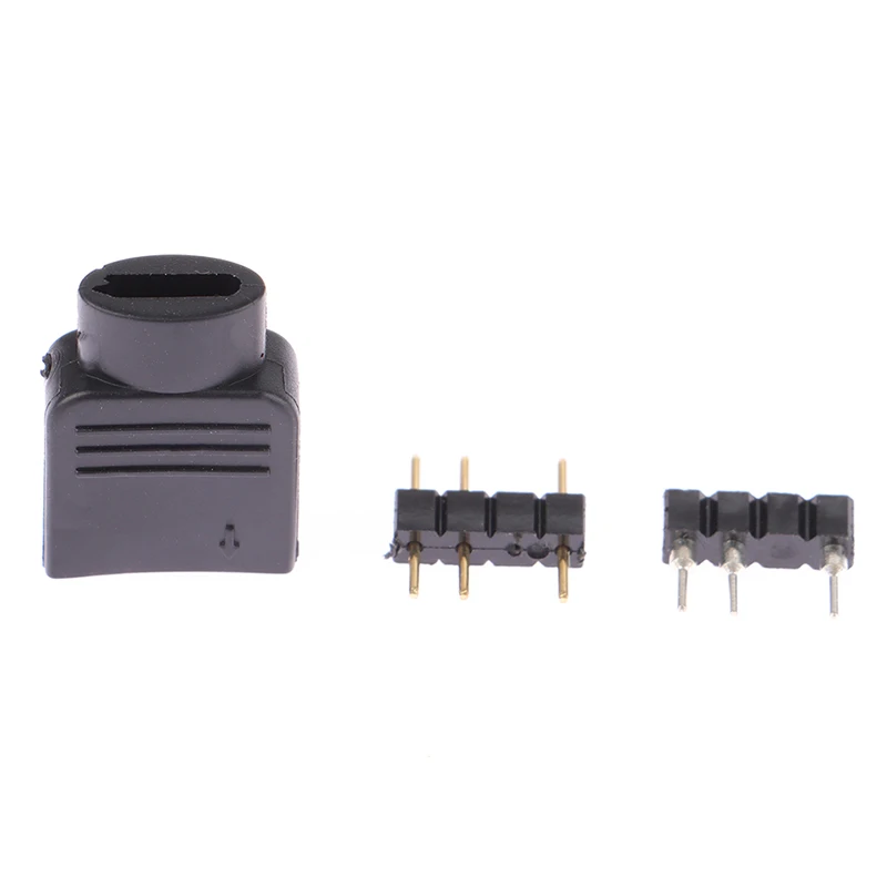 1Set ARGB 5V 3Pin Connector Adapter With Inner Core Plug Connector For Making ARGB Lamp Light Cable, Extension Cable