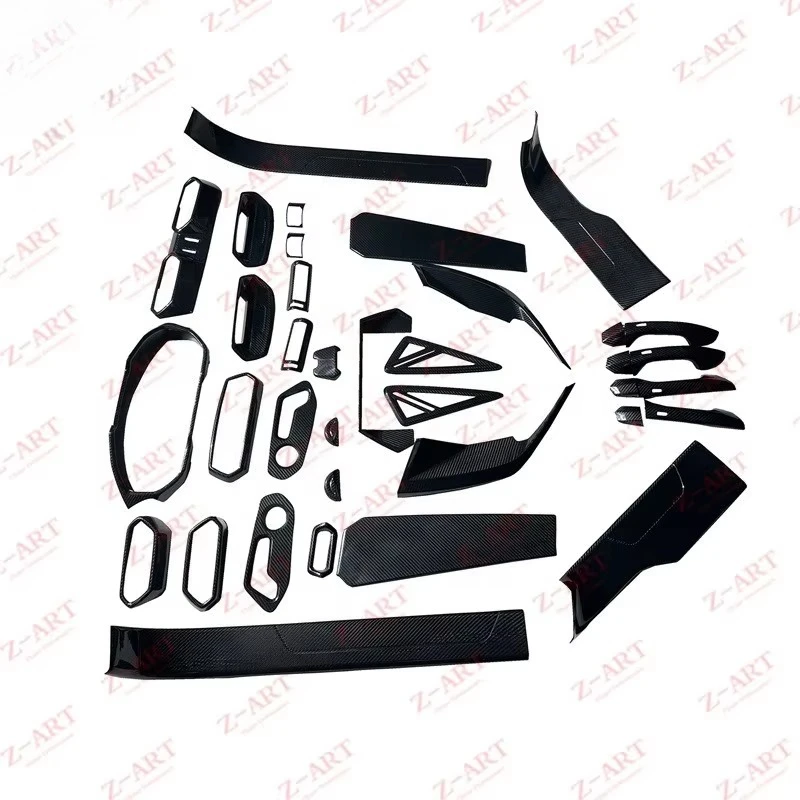 URUS Dry Carbon Fiber Interior for URUS Dry Carbon Fiber Interior Trim Kit for URUS 2018+ Add on 36 Pcs