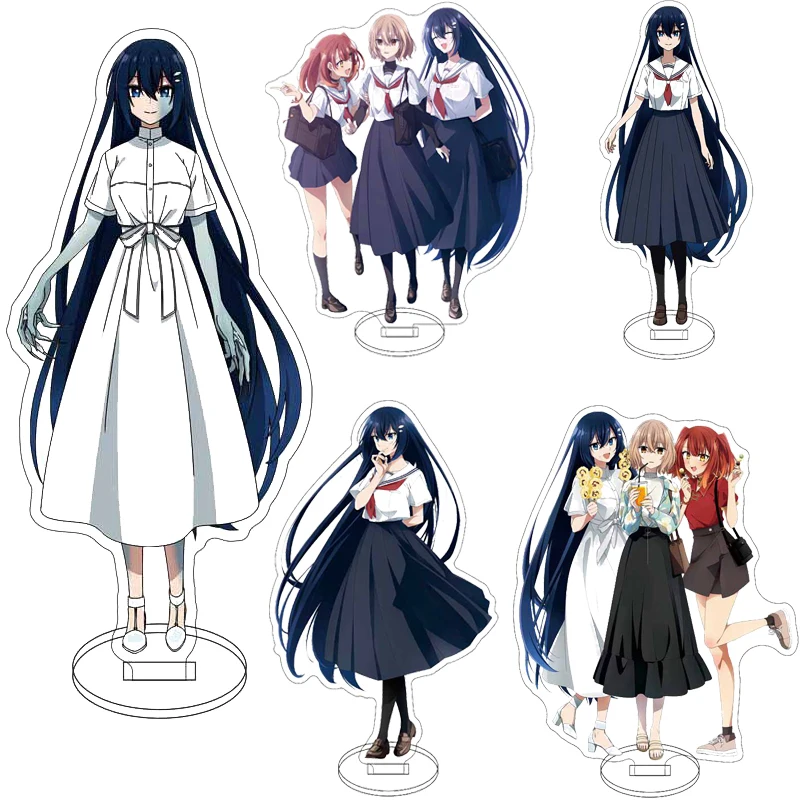 Soporte acrílico de 16 cm con diseño de anime: este monstruo quiere comérmelo. ‌ Figuras y adornos de Hinako Yaotose, Shiori Omi y Miko Yashiro, ideales como regalos.