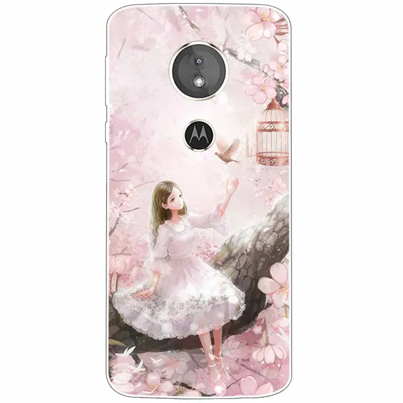 For Moto E4 Plus Case Soft Cool Wolf TPU Silicone Funda for Motorola Moto E5 Plus Cover E4Plus E 5 Capa E5Plus bumper Protector