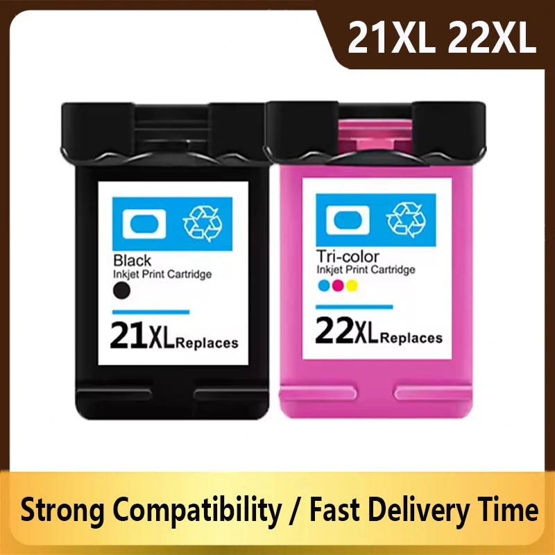 

21 21XL 22 22XL Compatible Ink Cartridge For HP21 For HP22 For HP Deskjet D1468 D1520 D1420 D1560 F2180 F2280 F4180 F2200