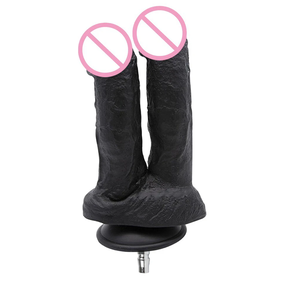 ROUGH BEAST Double-end Dildo Attachments for Quick Air Connector Sex Machine for Women Ana Men Masturbation Machine Sex Toys