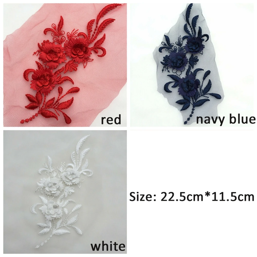 اليدوية 1 قطعة ملابس اللؤلؤ مطرز الملابس الخياطة تول النسيج الاكسسوارات الدانتيل زين التطريز فستان الزفاف ديكور #6