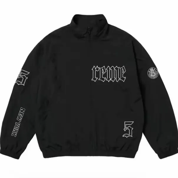 

Комплект: куртка на молнии с вышивкой в стиле Old England и брюки, удлиненный рукав, воротник-стойка, приталенный крой, для молодежи, весна-осень