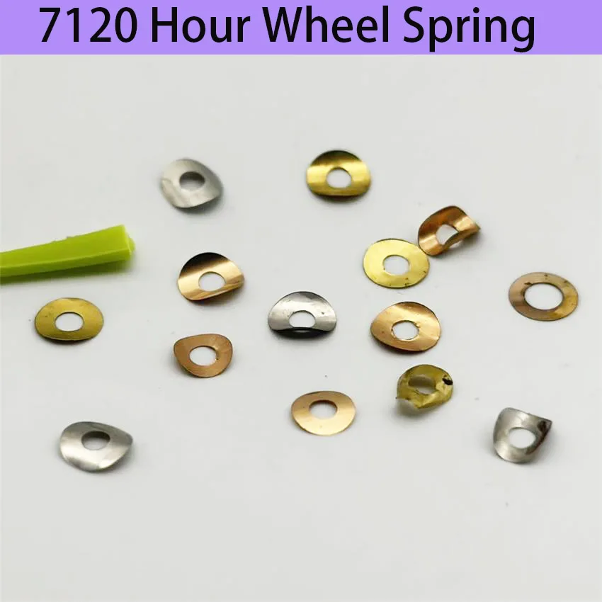 Watch Repair Parts Hour Wheel Spring And Washer Suitable for Domestic 7120 Movement - Watch Accessories