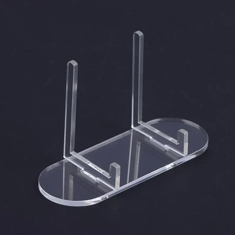 1/3/5Pcs Packs of Acrylic Photo and Card Display Stands; Elegant Transparent Plate Holders