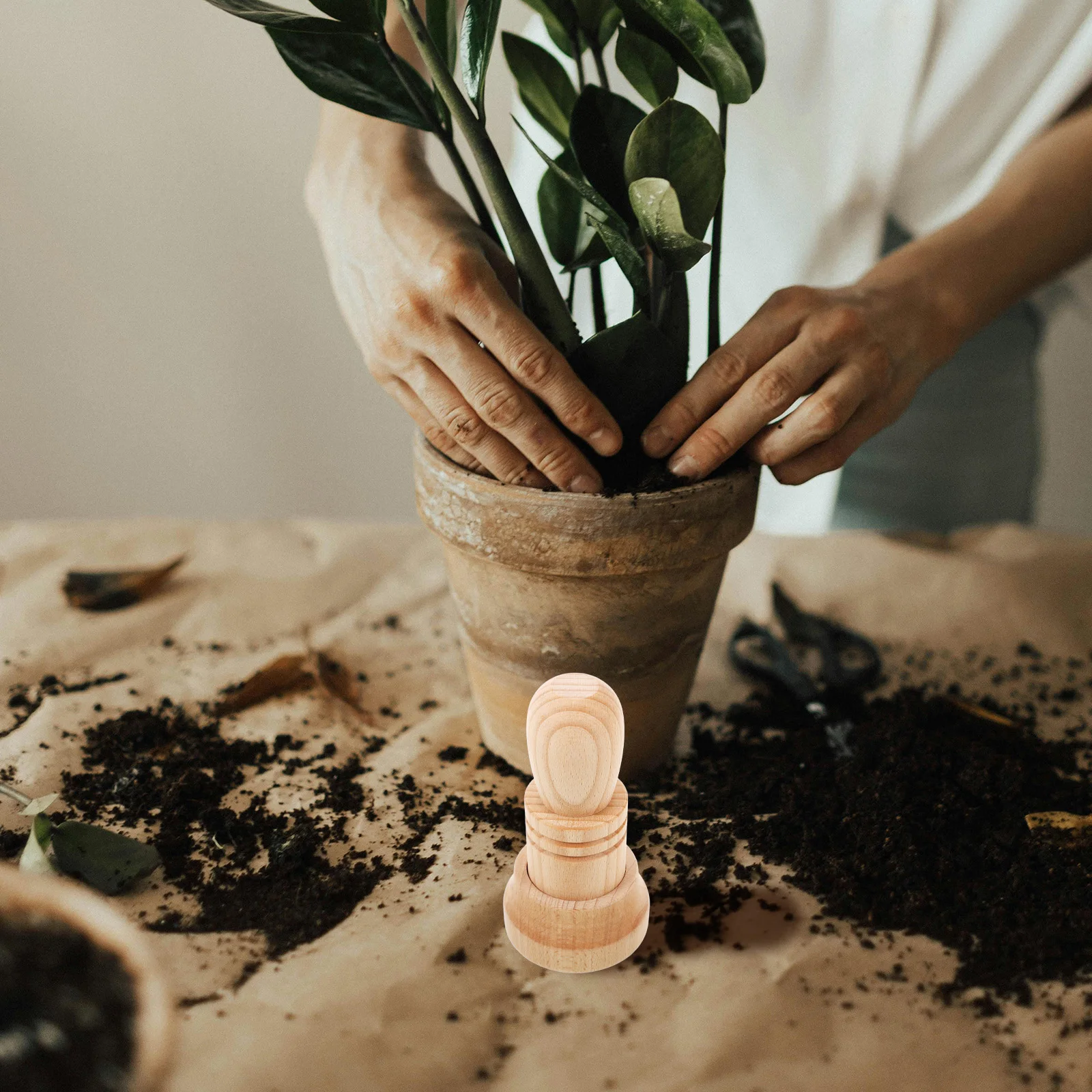 

1 set 1 Set Wooden Paper Pot Maker For Seedling Growing Diy Garden Tools Nursery Wooden Newspaper Flower Pot Making Tool