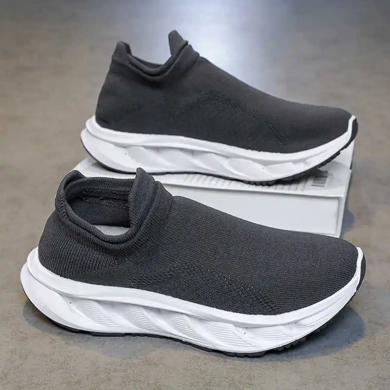 

Without Lacing Anti-slip Home Shoes For Men Basketball Minimalist Sneakers Man Orange Boots Sports Baskette Scarp Flatas