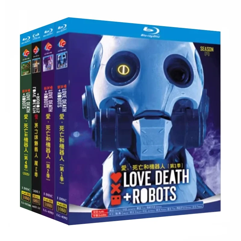 

Love Death & Robots Season 1-4 Blu-ray Disc