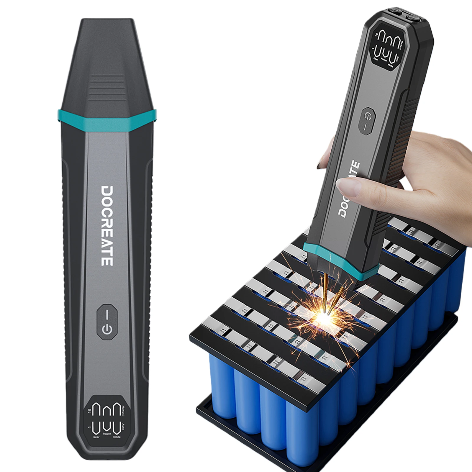 

Аккумуляторный аппарат для точечной сварки, перезаряжаемый аппарат для точечной сварки с двойным импульсным выходом для DIY 18650, сварка никелевых листов, железо