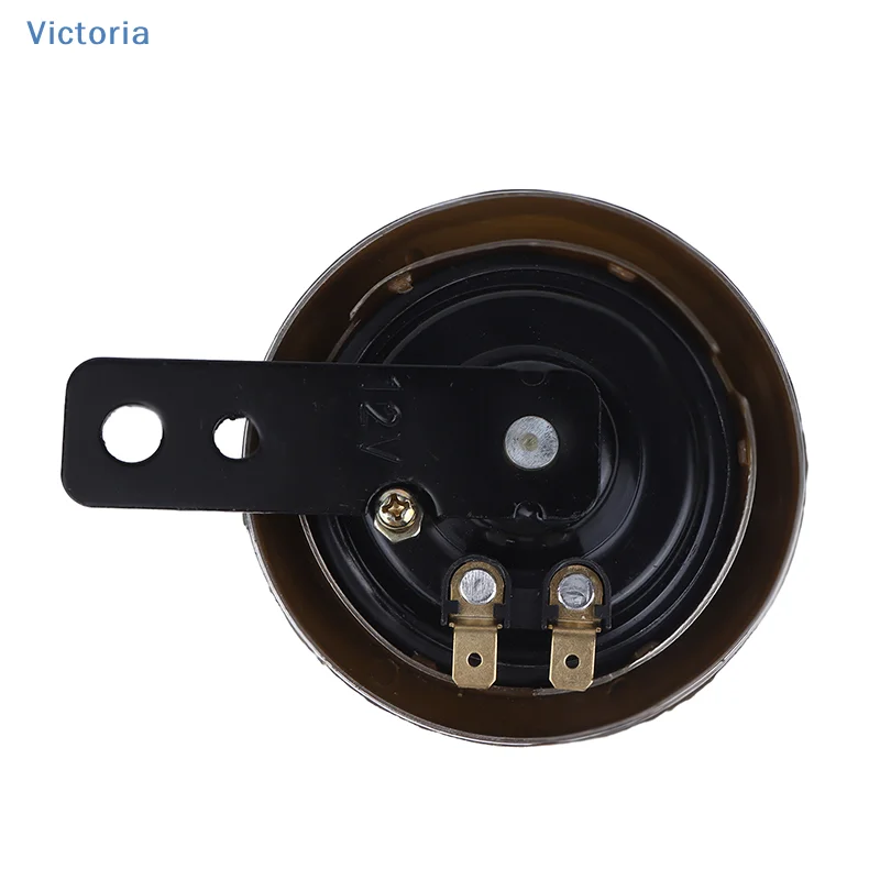 ♥12V/48V/60V Universal Waterproof Basin Horn-with Protective Shield & Electroplated Bezel,Fits Tricycles, Motorcycles, E-Bikes