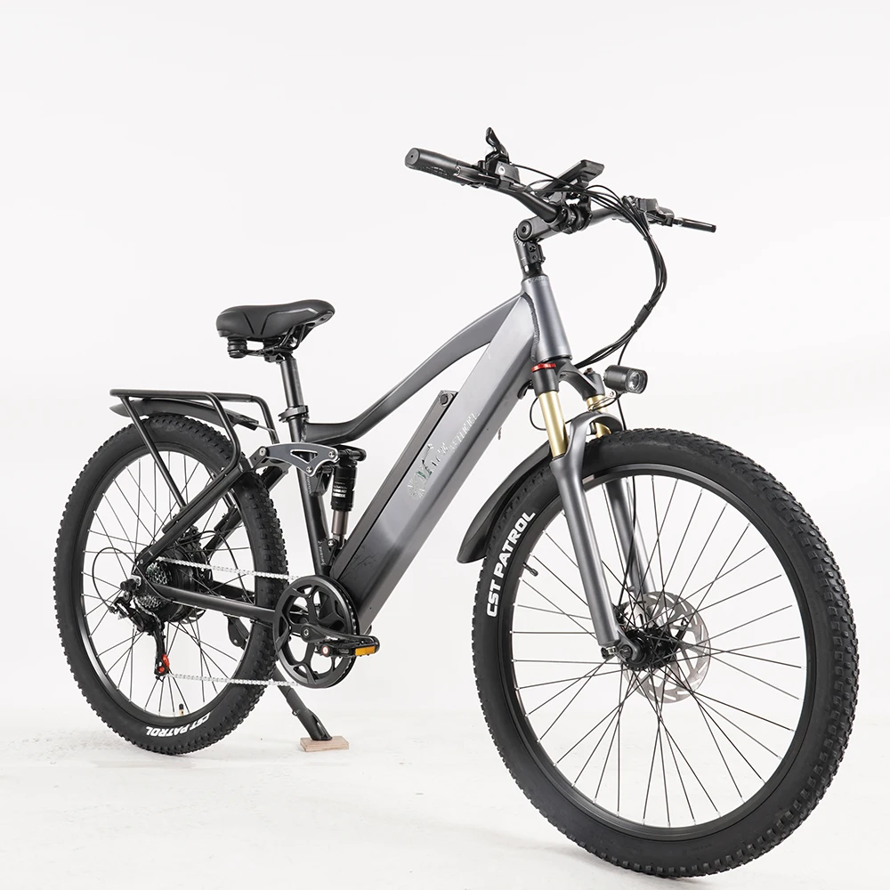 Electric Bike Powerful 500W Mountain Ebike (Peak 750W) With BAFANG Mid Motor 26 Inch Adult Electric Bicycle Mens EU Delivery