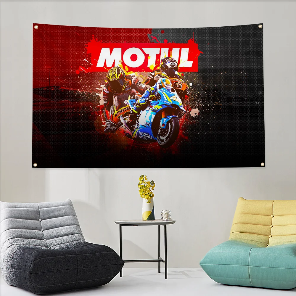 Flag to Hang Motul Decor Garage Tapestry Home Decoration Wallart Flags for Bedrooms Outdoor Garden Fall Banners Accessories