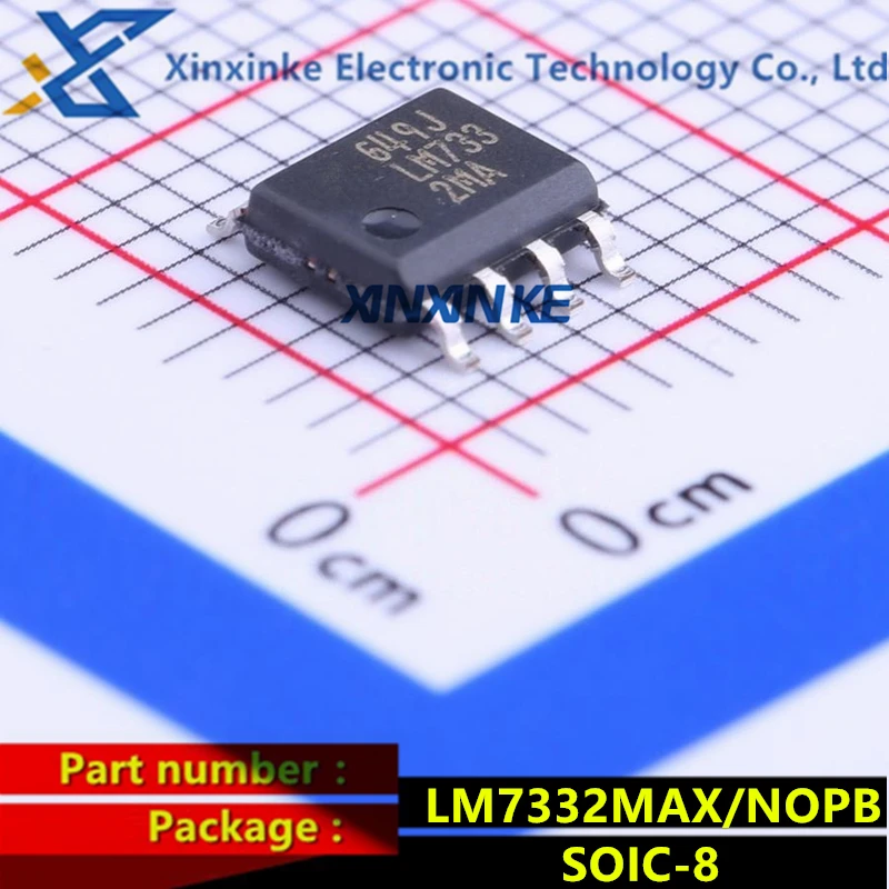 

10PCS LM7332MAX/NOPB LM7332MA SOIC-8 LM7322MAX/NOPB LM7322MA Operational Amplifiers Dual Rail-to-Rail Op Amps IC SMD Chip