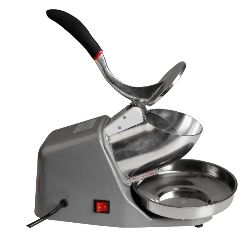 

Double knife household electric ice shaver, commercial milk tea shop high-power ice crusher