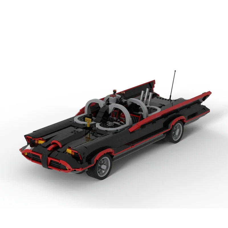 MOC- 198182   Klassieke film Bat Roadster Racing bouwsteenmodel 2622 onderdelen jongen kinderen verjaardag bouwstenen speelgoed cadeau