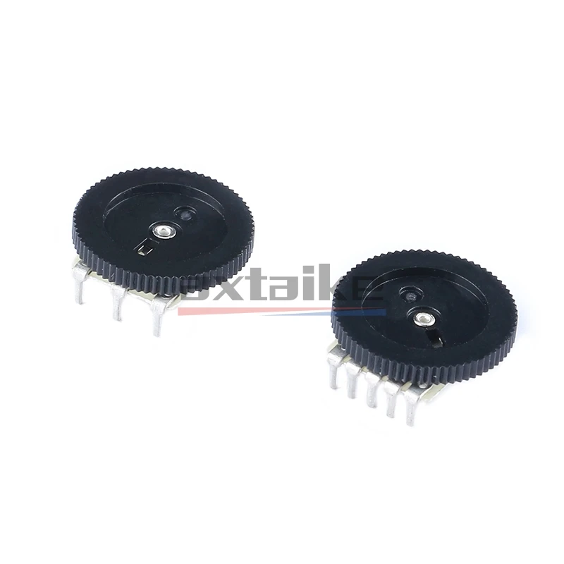 10PCS 16*2mm 3Pin 5Pin 1K 10K 20K 50K B102 B103 B203 B503 B202 B502 B104 Single And Double Gear Dial Potentiometer Volume Switch