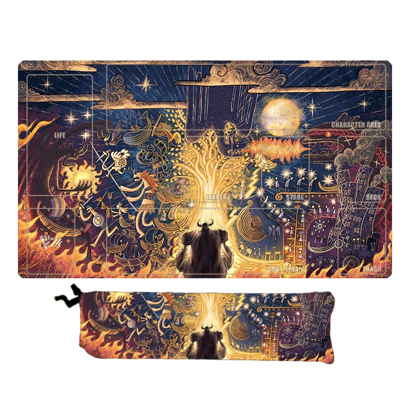 

600X350X2Mm Diy Yu-Gi-Oh! Maliss Card Battle Mat Ygo Maliss Single Player Board Game Card Battle Card Pad Anime Card Gift Toy