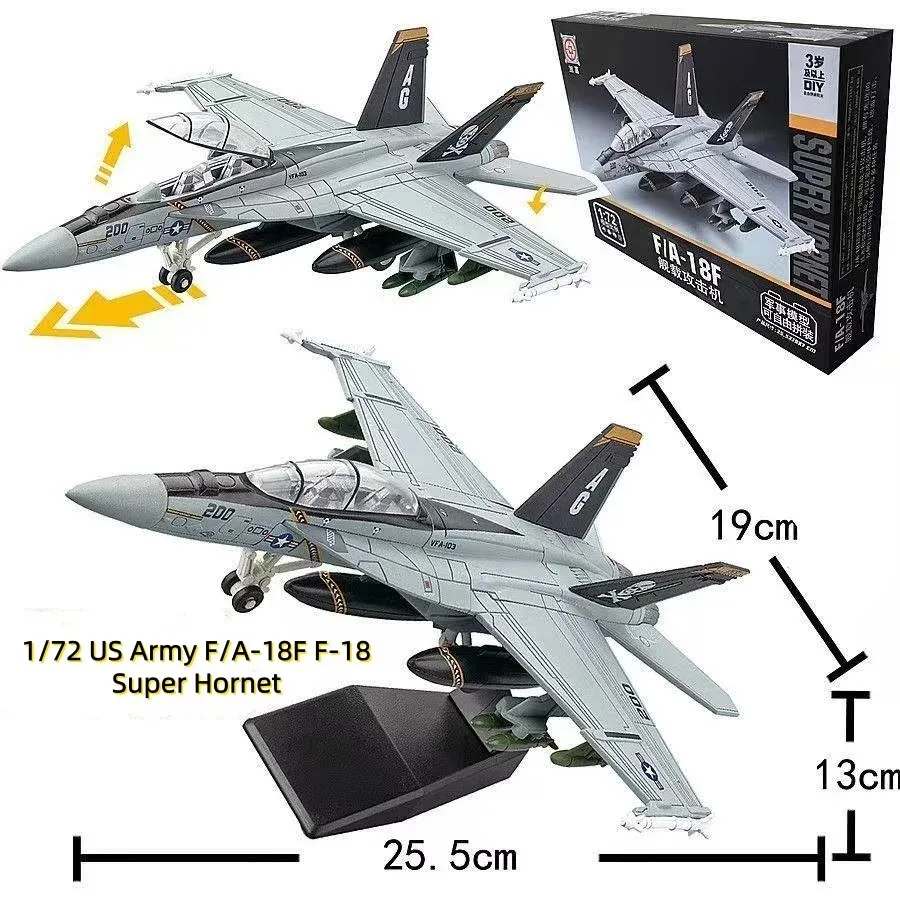 Carro de Colección a Escala 1:72 F-18 para Niños