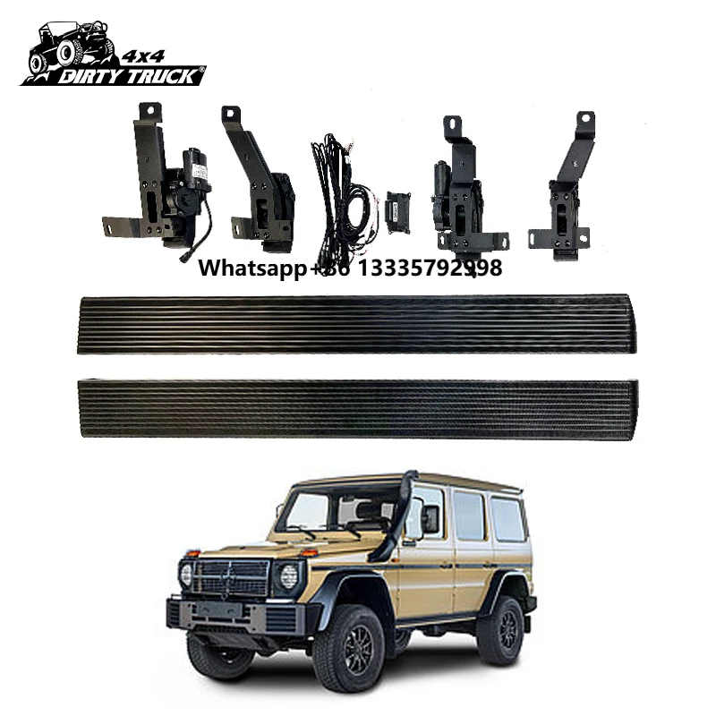 

Dirtytruck Exterior Electric Side Step Running Boards Led Light Car Side Step Electric Side Skirt for Mercedes G350D W463