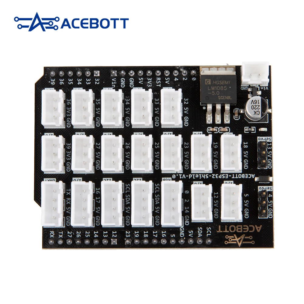 ACEBOTT-ESP32 Shield V1.0 Expansion Board for The ESP32 Max V1.0 Controller Board