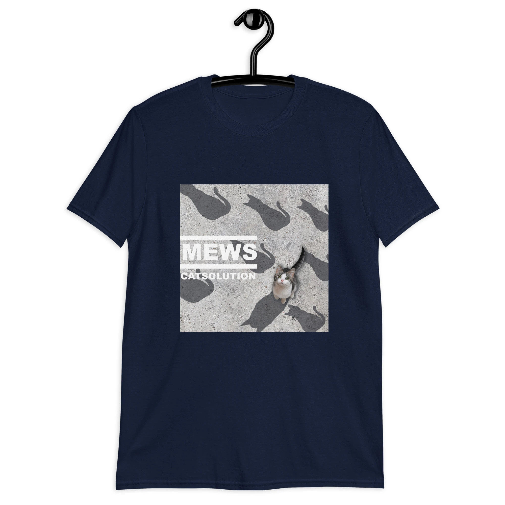 Mews Catsolution Muse Absolution Album Parody Graphic Tee Cotton Mens Womens T-Shirt Summer Streetwear
