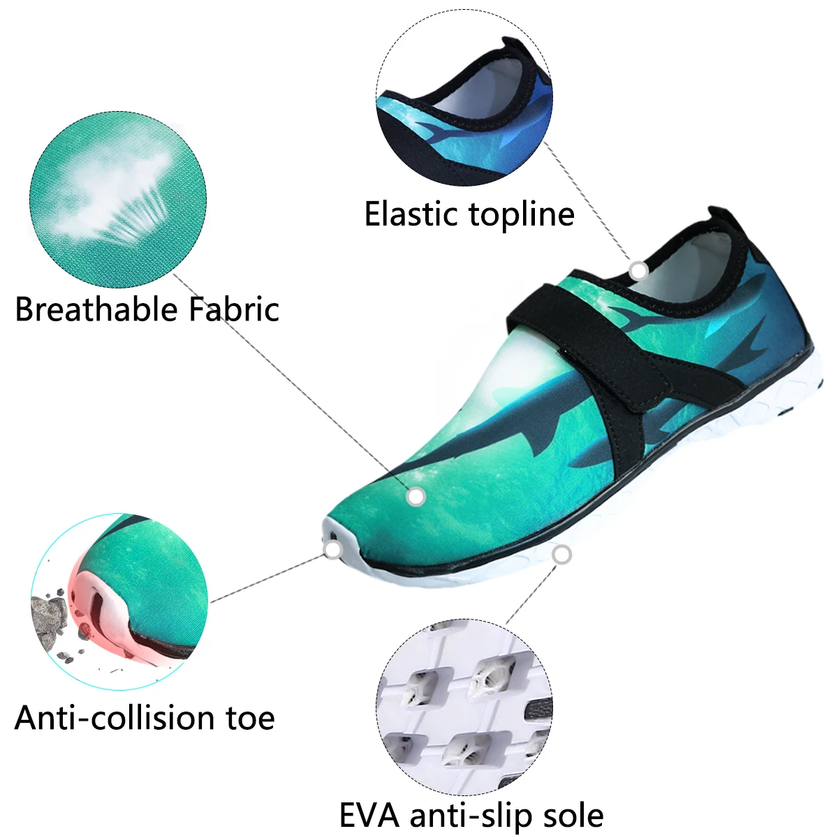 Shoes With Breathable Holes in the Sole Leaking Water Shoes Children Quick-drying Divers Beach Water Shoes for Kids Girls