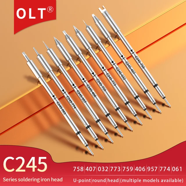 C245 zestaw końcówek do stacji lutowniczej JBC c245-758 C245-759 C245-406 C245-407 C245-032 C245-774 C245-773 C245-061