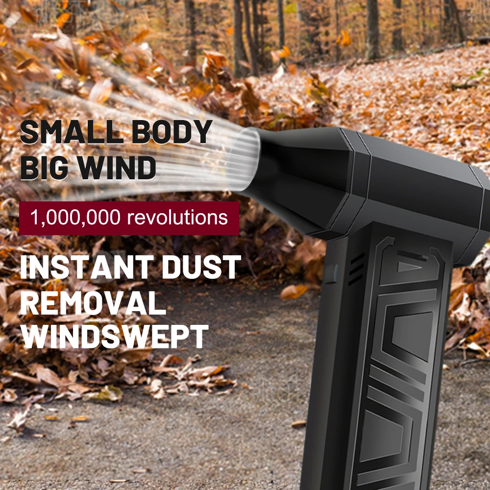 

Беспроводной вентилятор 1000000 об/мин, скорость ветра, 68 м/с, мощный пылеочиститель, бесщеточный турбовентилятор, уличный перезаряжаемый вентилятор, 8000 мАч