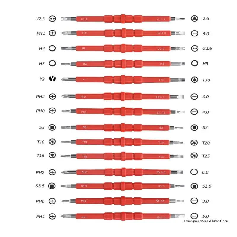 

28GF 29Piece Screwdriver Set for Electricians, Tips, Insulated, Essential Household Repair Tool