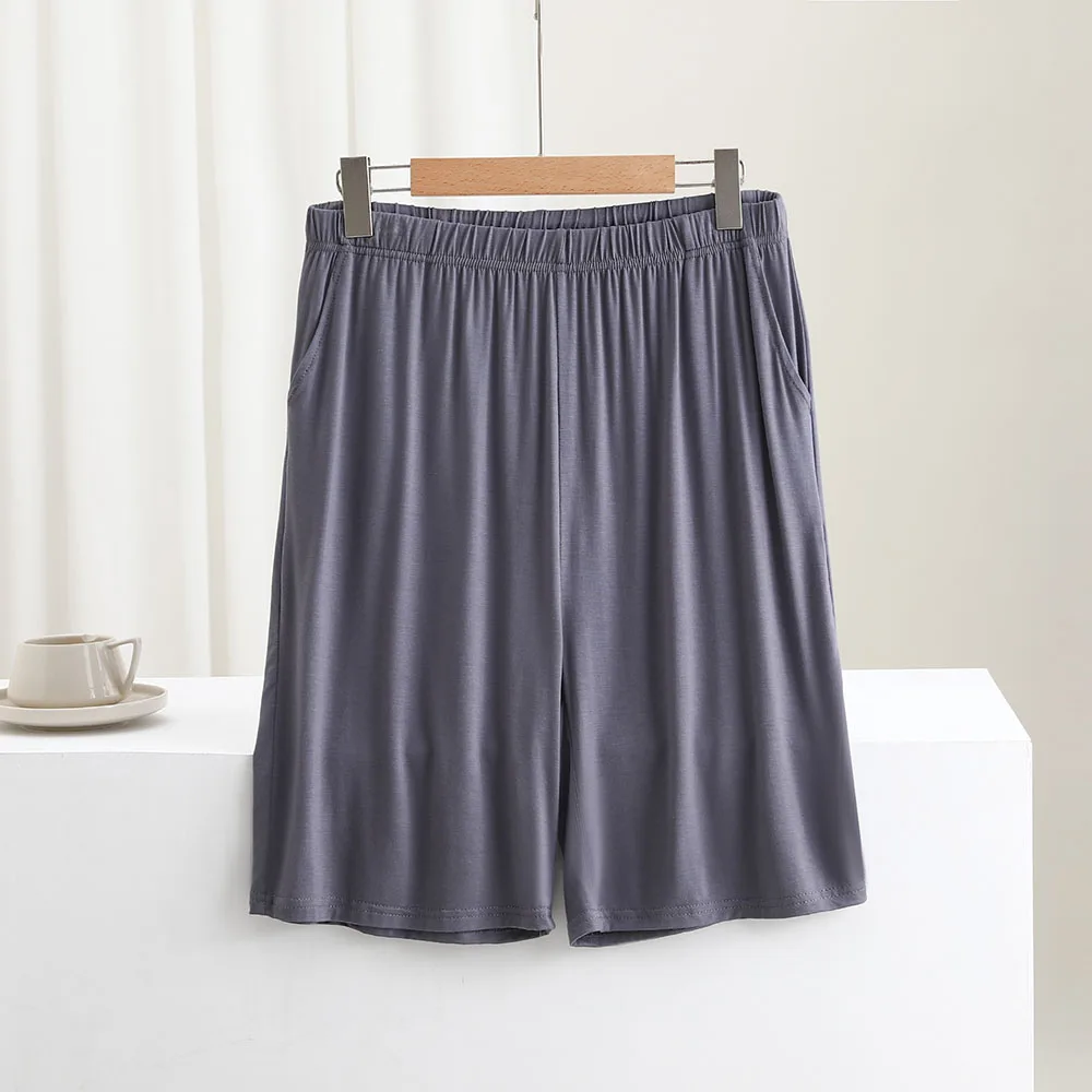 Pantalones cortos de pijama de algodón para hombre, ropa de dormir cómoda, fina, informal, deportiva, verano, 2024