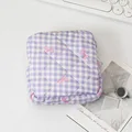Purple Plaid Bow