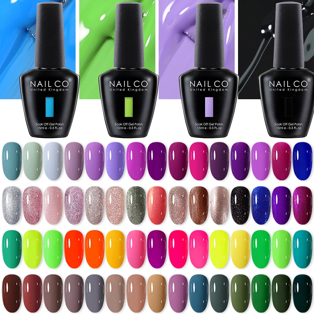 ネイルコ TPOフリー セミパーマネント UV バーニッシュ ジェルネイルポリッシュ マニキュアデザイン トップベース ハイブリッド ウィンターカラー ネイルアートジェル 15ml