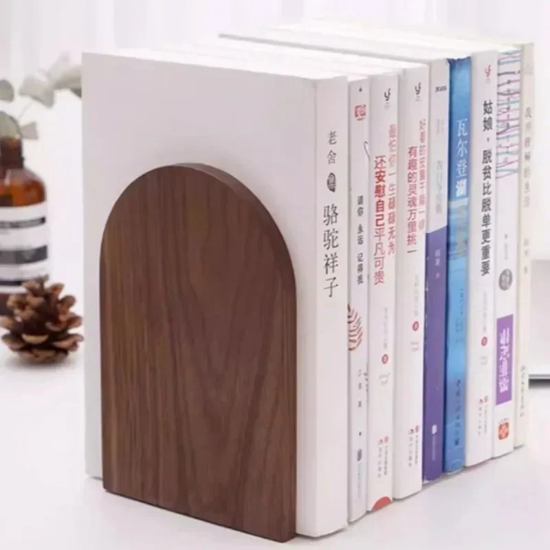 New Wooden Bookcases Vertical Table Divider Book Stand Desk Auxiliary Shelf Bookshelf Partition Desk Accessories Study Room