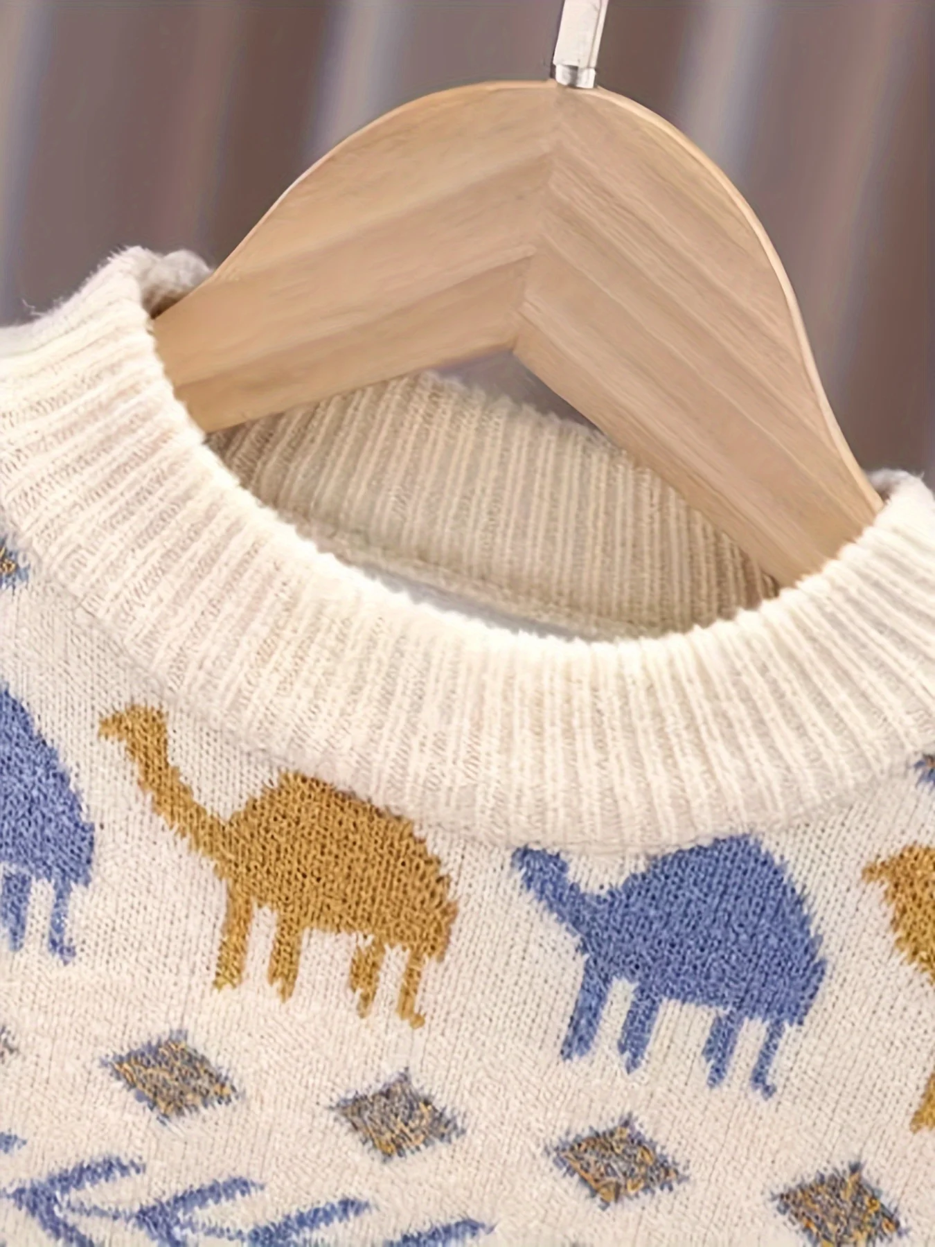 بلوفر سترة محبوك للأولاد مع بطانة من الصوف، طراز جديد للخريف والشتاء، قميص بطبقة أساسية للأطفال الصغار لفصل الشتاء