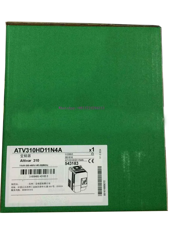 

Новый оригинал В КОРОБКЕ ATV310HD11N4A {Склад} Гарантия 1 год Отгрузка в течение 24 часов