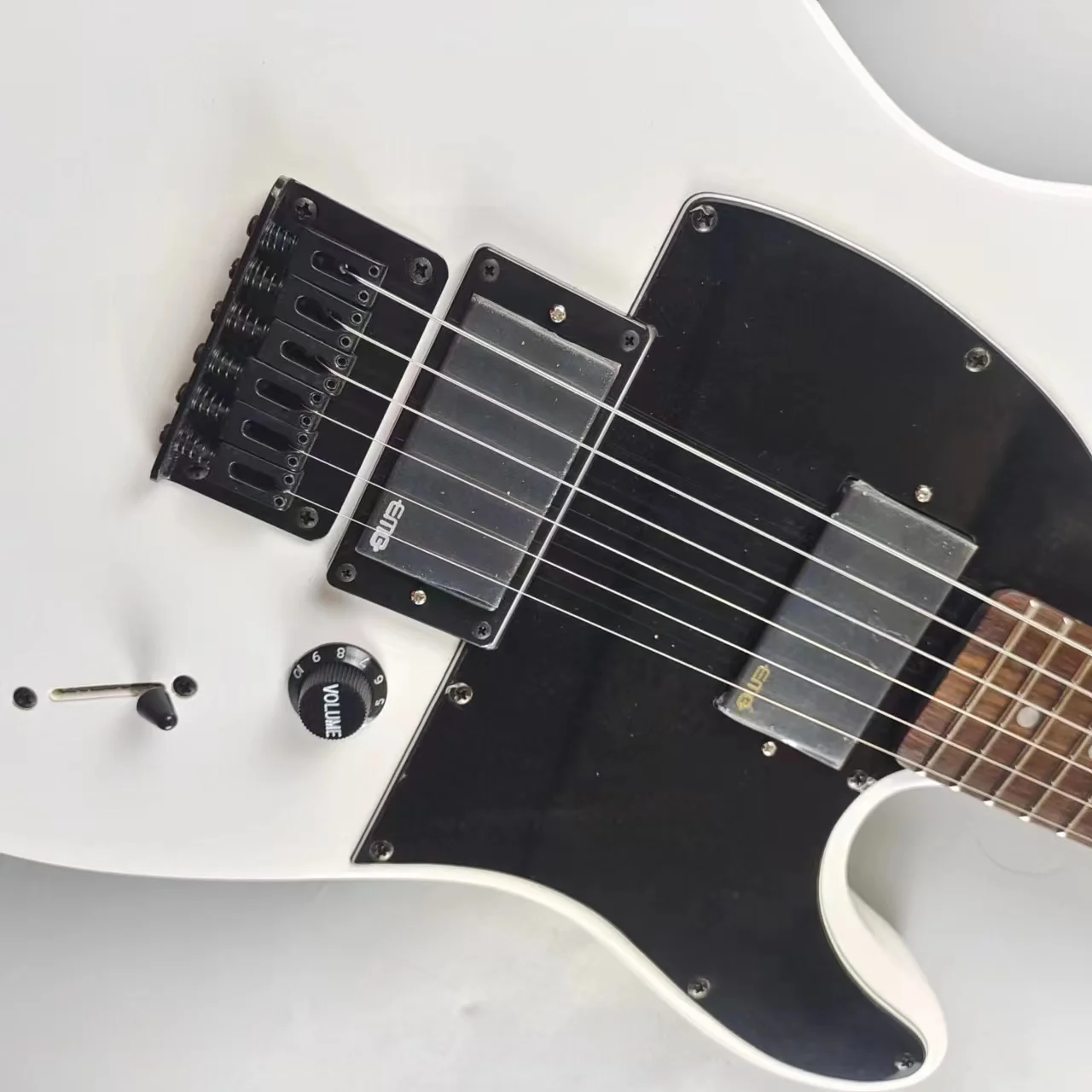 Tailai electric guitar, alder body, White bright light, EMG pickup, quick shipping included