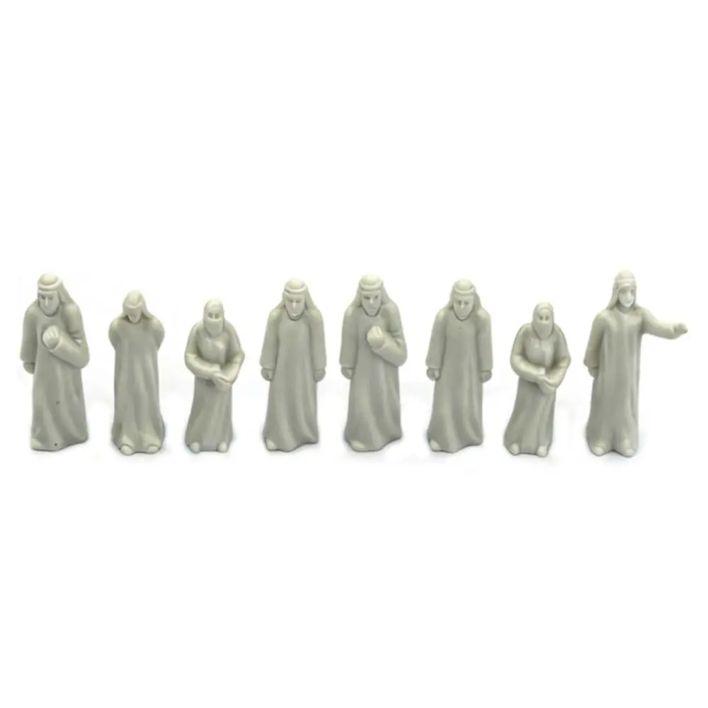 10Pcs 1:200/1:150/1:100/1:75/1:50 Scale Sand Table Model Mixed Pose Handmade Building People Mixed Color DIY
