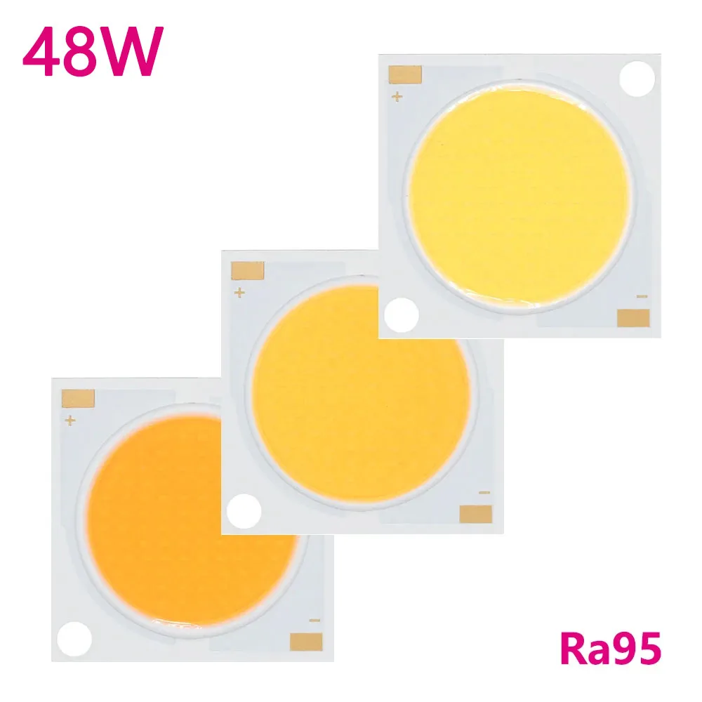 

1PCS LED Chips 48W High quality Ra92 Bridgelux Chip DC36-39V Super bright 3000k For Spotlight Led Bulb 1200mA five-year warran